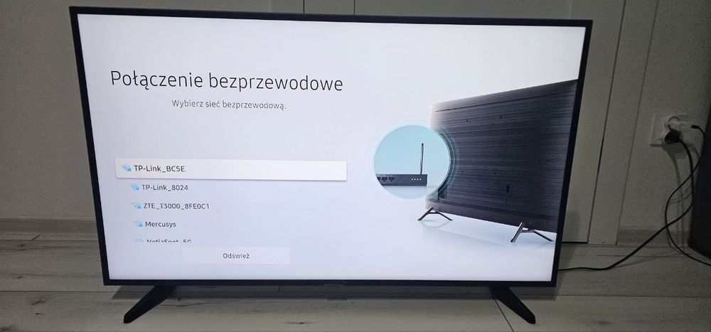 Telewizor  43 cali Smart TV Wi-Fi 4K UHD