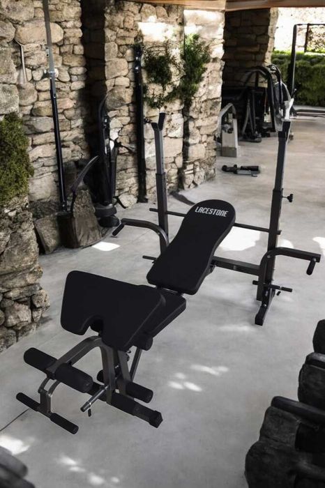 Ławeczka Ławka Treningowa Duża Regulowana do Ćwiczen Wielofunkcyjna