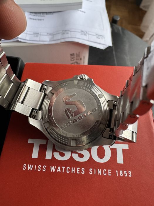 Tissot Seastar na caixa