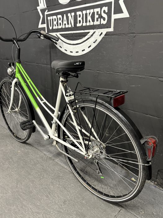 Rower miejski dwururka LEKKI Retro 21 biegów Damski 53 cm Urban Bikes