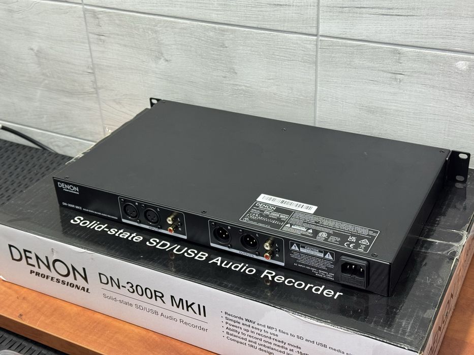 Rejestrator cyfrowy Denon Pro DN-300R MKII sd usb estradowy okazja