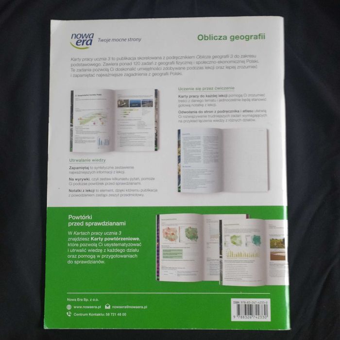 Oblicza geografii karty pracy 3 zakres podstawowy nowa era