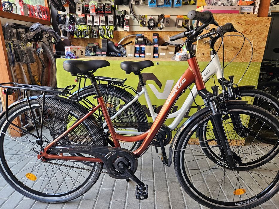 NOWY ONILUS LEXA rower miejski damski 7 biegów NEXUS amortyzator 28