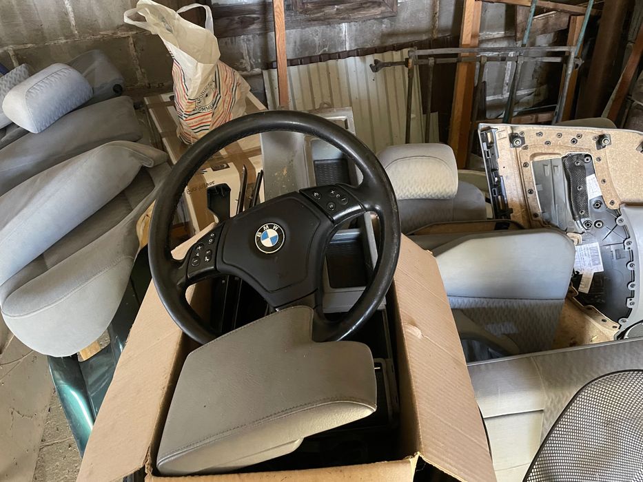 Fotele wnętrze BMW e46 kierownica