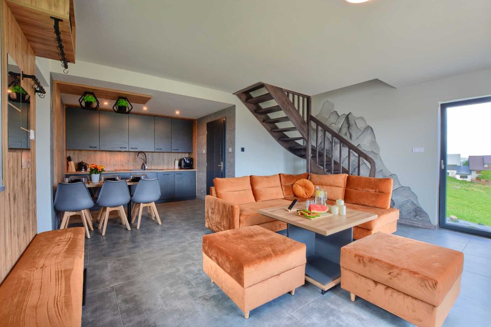 Domek 8 osób, apartament 4 osoby,  w górach z widokiem na Tatry Pieniny Szczawnica