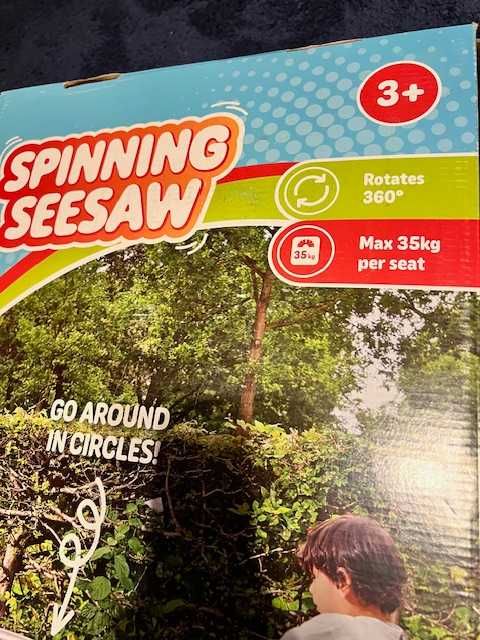Huśtawka ogrodowa 2w1 huśtawka + karuzela 360 NOWA Dla dzieci
