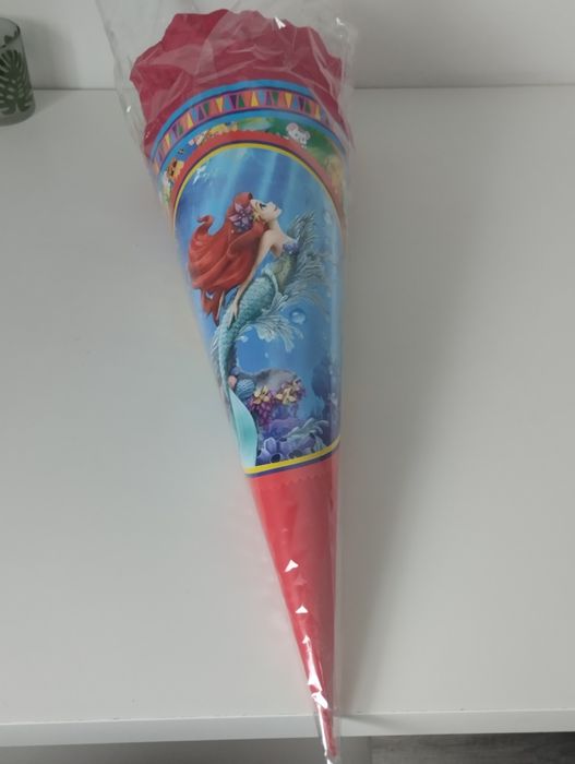 Tyta róg obfitości dla pierwszoklasistów rozmiar 45 cm.