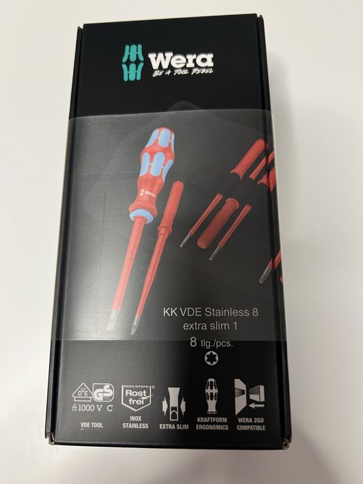 Wera Zestaw Wkrętaków Kraftform Kompakt Vde Stainless 8 Ex.Slim1