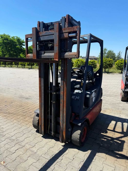wózek widłowy elektryczny LINDE E14-02 1400kg Triplex 4.80m 2006r 4200mtg
