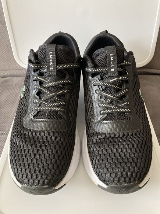 Buty * LACOSTE * Sneakers * Rozmiar 45 * Wkładka ORTHOLITE * Czarne * UŻYWANE