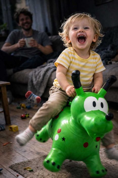 Skoczek dla dziecka Pies Pluto | Skacząca zabawka 2-5 lat