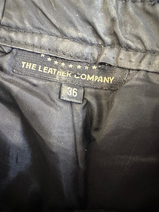 Spodnie damskie ze skóry 36