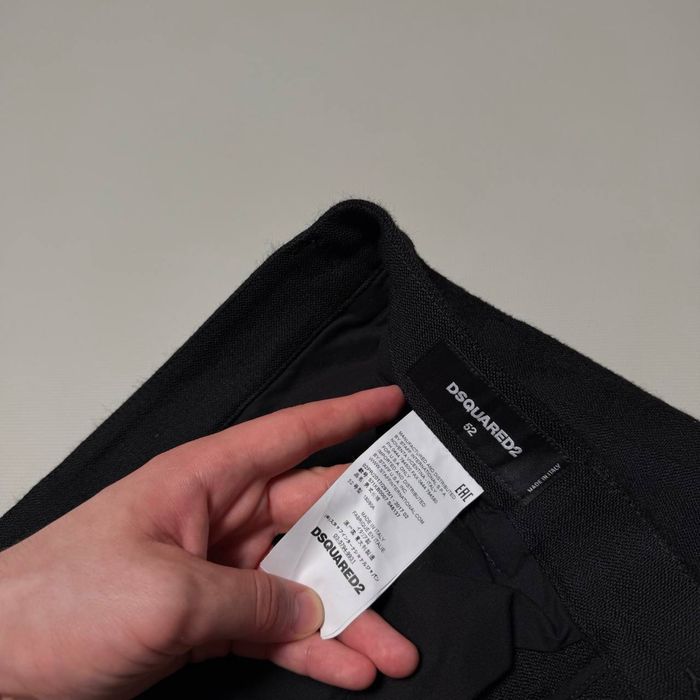 Spodnie Dsquared2 – Wool Blend, Cropped Tailored, Made in Italy