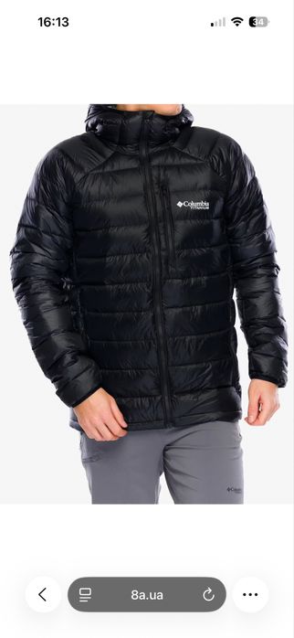 Пуховик Columbia Arctic Crest Down Hooded Jacket - black
