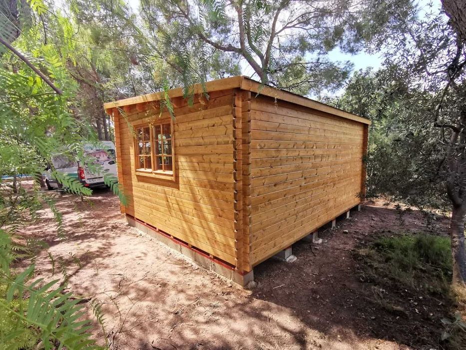 Casa De Madeira 20m2 - Modelo DANIEL - Parede de 40mm
