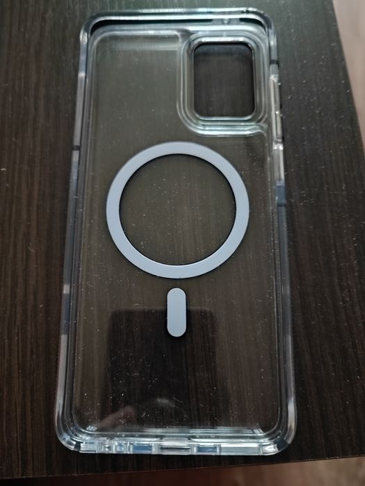 Роскошный противоударный магнитный прозрач.чехол black For MOTO G 5G