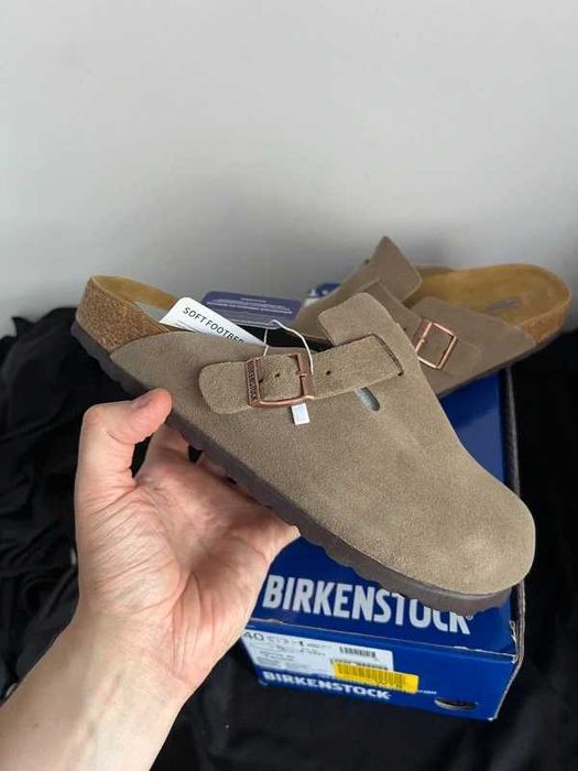 Birkenstock Boston BS Soft Footbed Suede Clog R.37