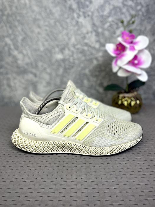 Adidas Ultra 4D кроссовки 44 размер спортивные белые оригинал