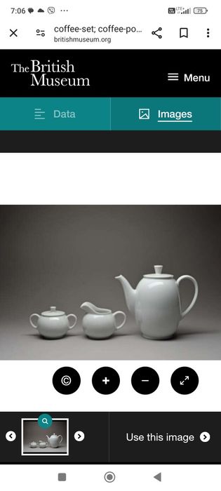 Stara Porcelana ARZBERG Germany Zestaw do kawy Dzbanek Cukernica Mlecz