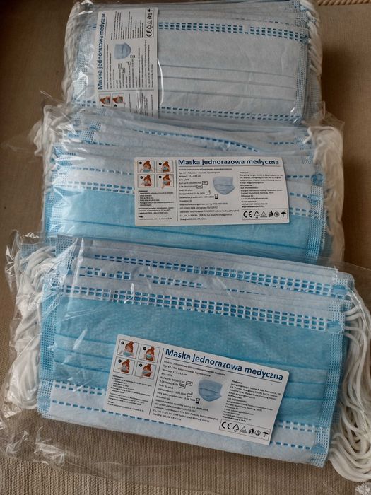 Maseczki jednorazowe