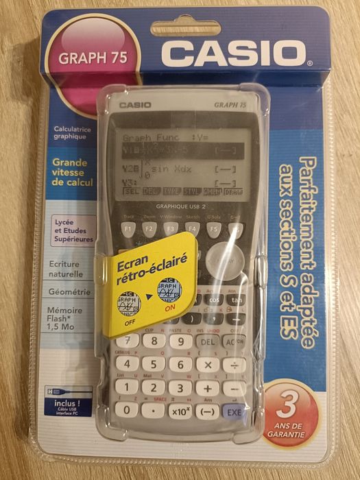 Kalkulator naukowy Casio Graph 75 nowy