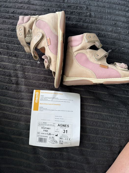 Sandaly Memo Agnes rozm. 31