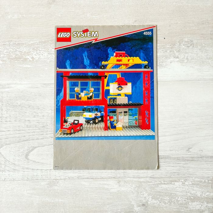Lego 4555 Cargo Station 1995 Completo e com Extra Parts