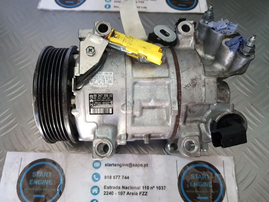 Compressor Ar condicionado AC 1.2 puretech Peugeot 5008 3008 208 2008