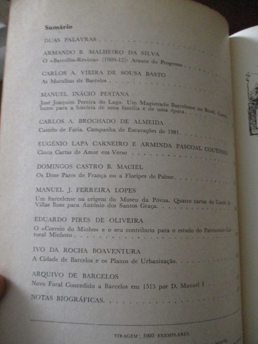 Livro revista Barcellos 1982