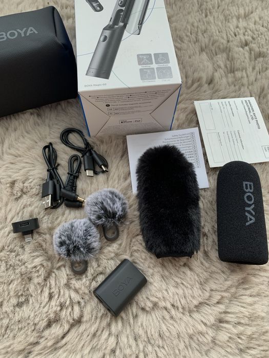 Нова Професійна бездротова мікрофонна система BOYA Magic-02