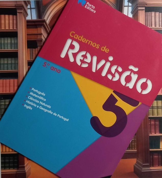 Livro escolar 5º ano - Cadernos de revisão
