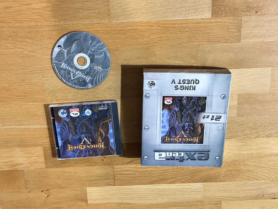 King's Quest V Extra Gra Big Box PL Sierra Optimus