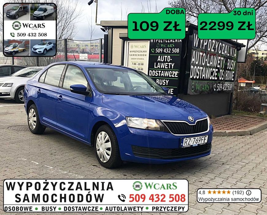 Wypożyczalnia samochodów Wynajem samochodu bus van osobowy bez kaucji