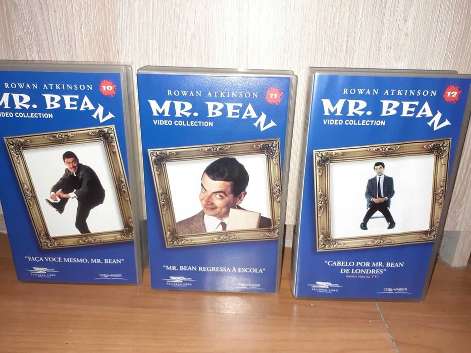 15 cassestes vhs Coleção Mr Bean