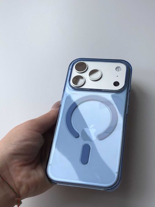 Чохол Blue iPhone 18 Pro Max Magsafe iPhone 17 Pro Max чехол айфон 17 Про Макс iPhone блакитний глянцевий чохол айфон 18 Про макс