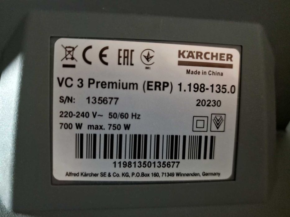 Пилосос KARCHER VC 3 PREMIUM. Ціна за один !