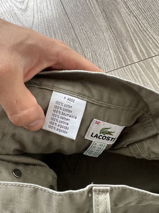 Klasyczne spodnie Lacoste casual luxury