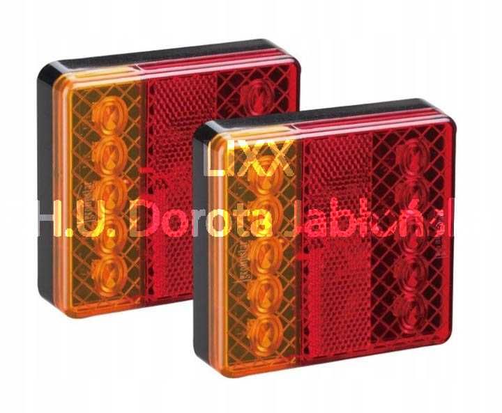 2x Lampa LED DO PRZYCZEPKI przyczepy Tylna Zespolona HOMOLOGACJA