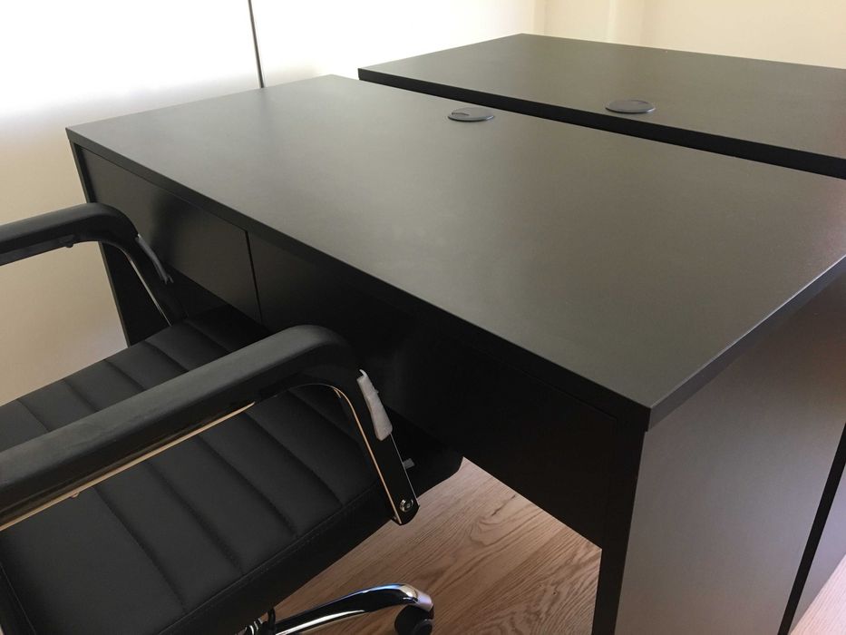 Secretária 100x50 cm com 2 gavetas
