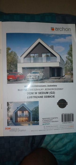 Archon piękny projekt Dom w sedum 2g odbicie lustrzane . Podwójny garaz