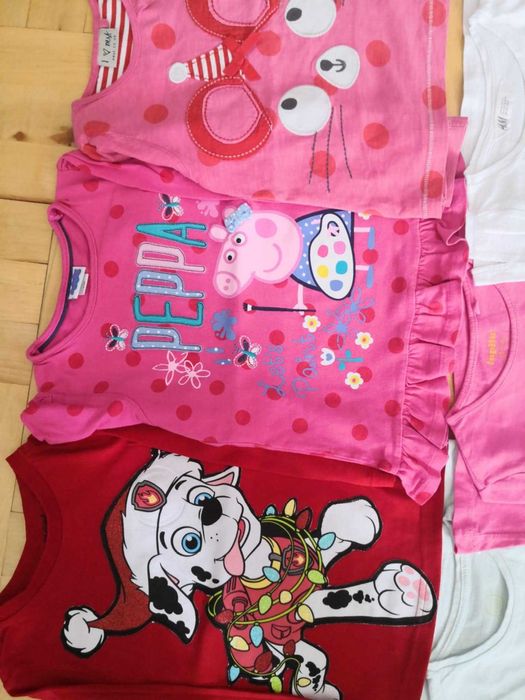 Paka ubrań dla dziewczynki r 104 jesień