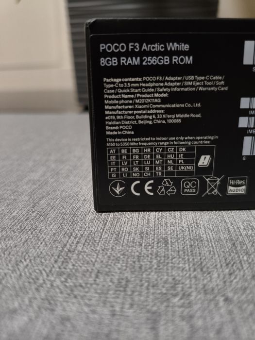 Poco F3 | 8 GB RAM | 256 GB | Branco