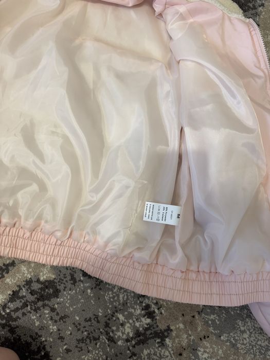 Куртка шерпа весняна рожева жіноча М-Л