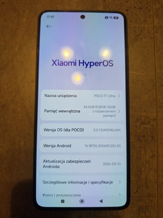 Smartfon Poco F7 Ultra