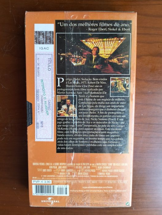 Antiga VHS Casino (selada)
