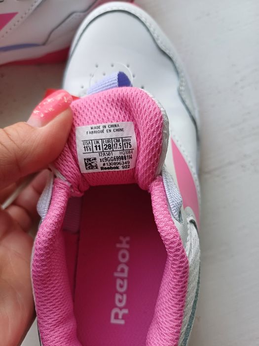 Нові кросівки reebok 28 ШКІРА розмір 18,7см