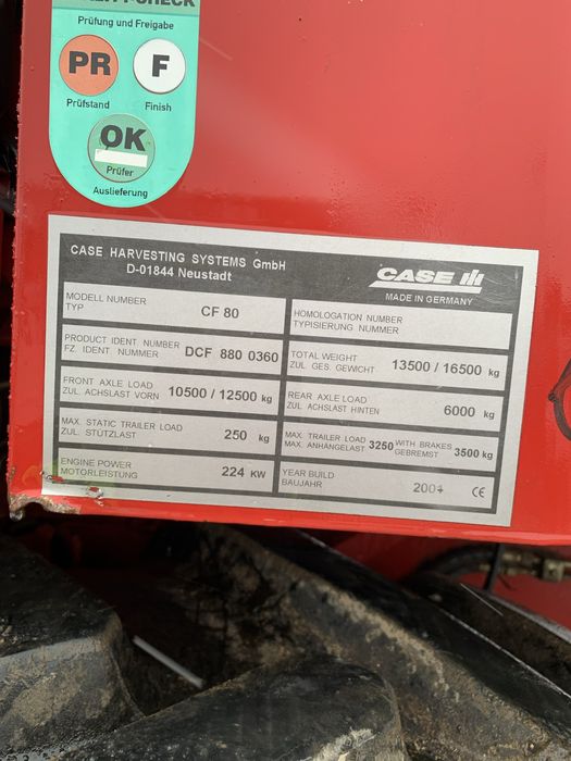 Kombajn zbozowy case cs80