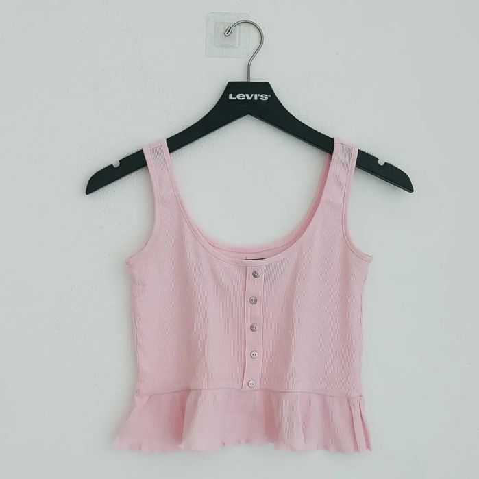 Pink crop top, Primark, size 32, brand new, no label64298019385859120