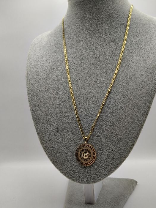 Złota Zawieszka Wzór Grecki Pr.585 Nowa Zapraszamy