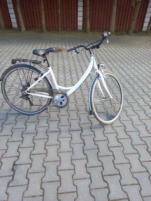 Rower damski biały